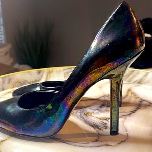 BCBGeneration pre loved iridescent heels.